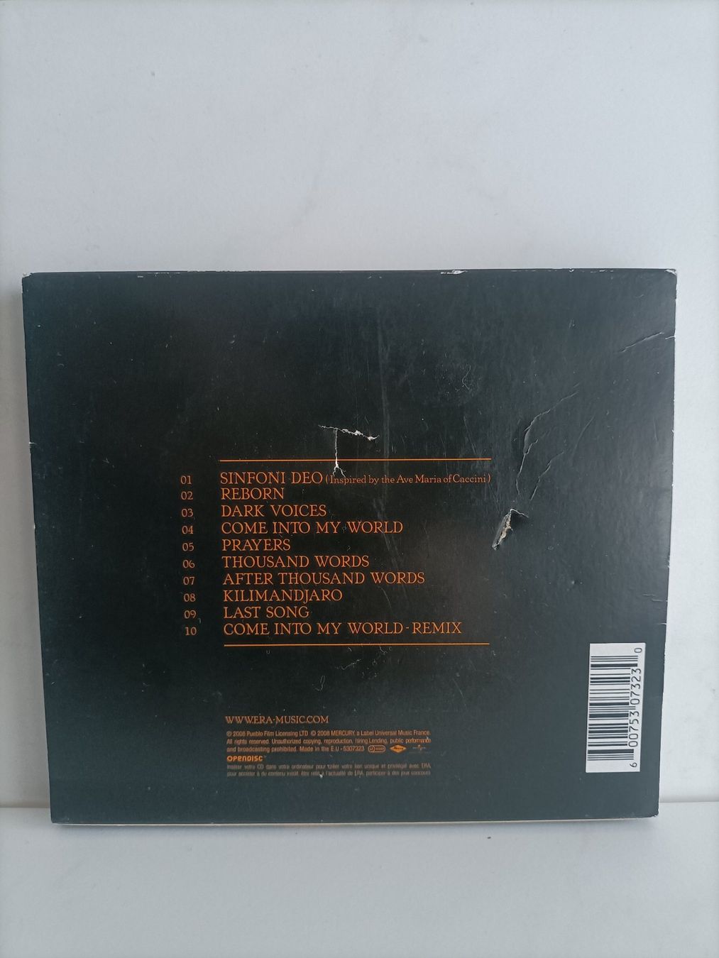 CDs: CD +eRa+ Reborn / Mercury 2008 – Gebraucht aus crans montana von AB3963 1