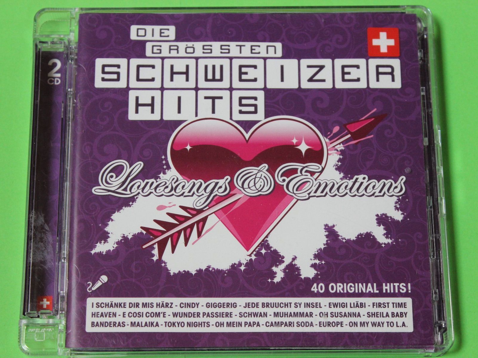 CD: Die grössten Schweizer Hits - Lovesongs & Emotions 2CDs 2007 – Usato da Tübach venduto da JamesStone 1