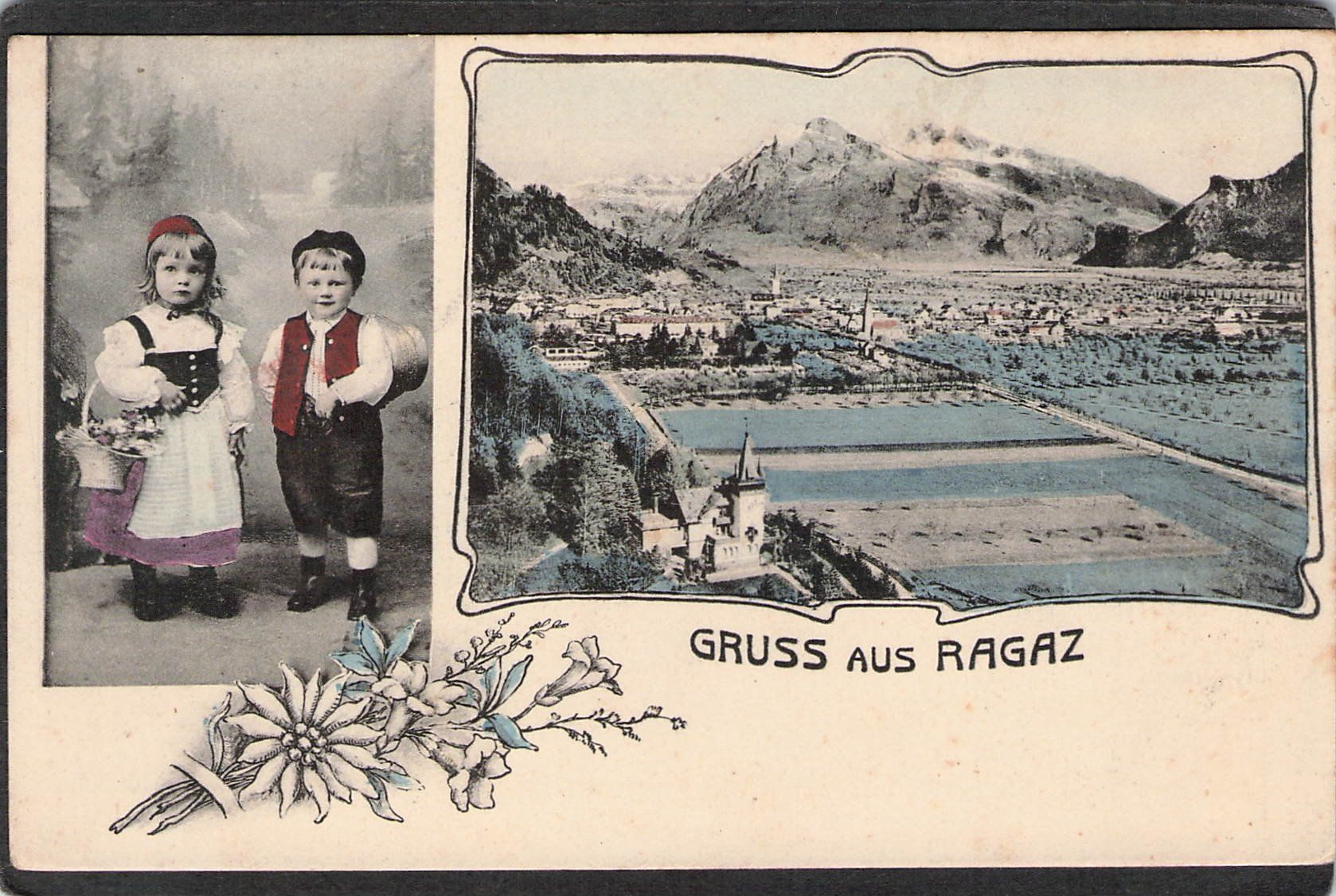 Cartoline postali: #Gruss aus Ragaz SG – Usato da Reichenburg venduto da Pipo-67