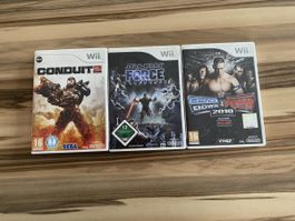 Wii Games Konvolut: Star Wars, Smackdown vs Raw, Conduit 2!