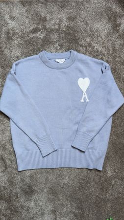 Pull AMI Paris Ami de Cœur bleu – Taille M/L