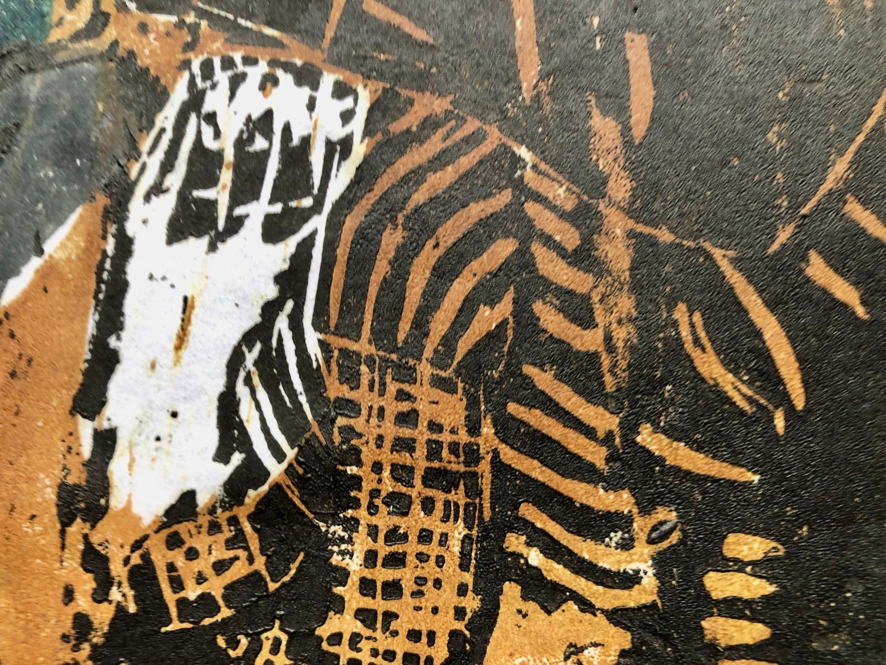 Xilografie: Farbiger Holzschnitt von Duri Galler 2014 – Usato da Winterthur venduto da Barunggeli 3