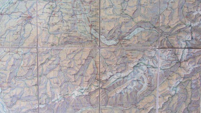 Cartine & Atlanti: SCHÜLER-KARTE DES KANTONS BERN 1950 – Usato da Krattigen venduto da markus63 4