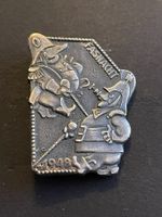 Basler Fasnachtsplakette 1948 silbrig