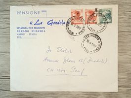 TR56 Enveloppe + Timbre Italie 1967