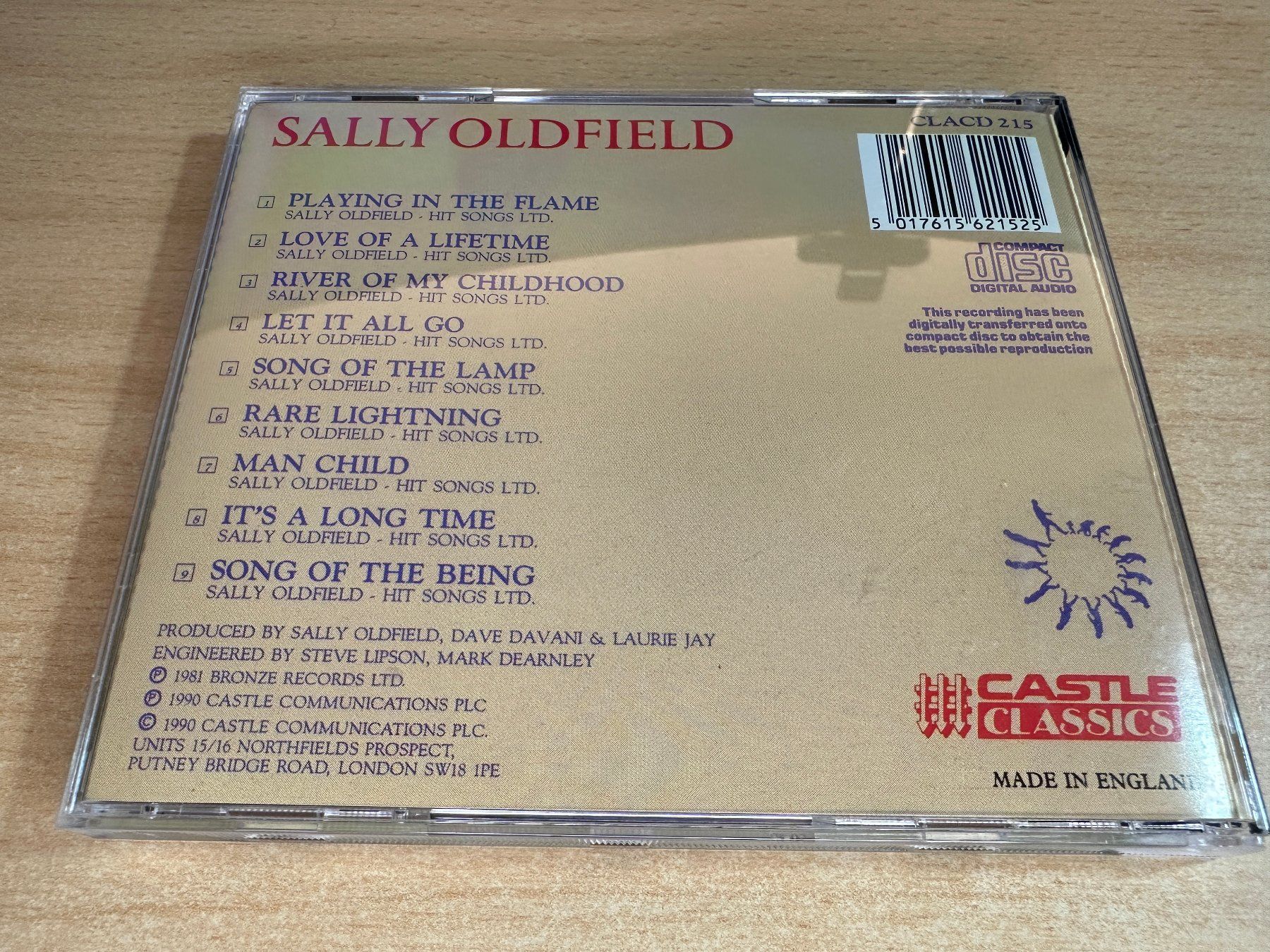 CD: E2 Sally Oldfield – Playing In The Flame – Usato da Rikon im Tösstal venduto da Alpenmutz 1