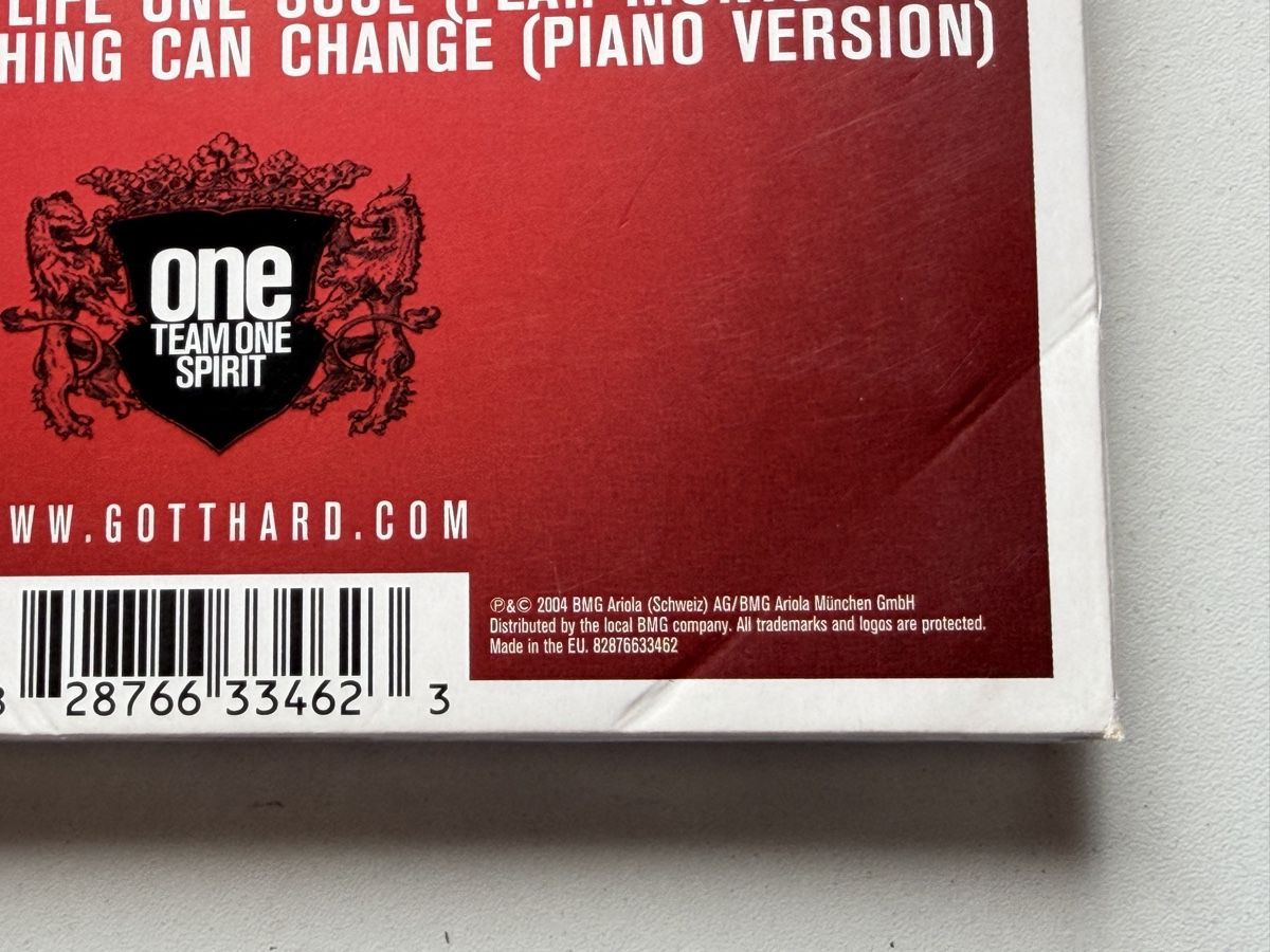 CD: Gothard - One Team One Spirit - 2CD Remastered Version! – Usato da Bad Zurzach venduto da Cookie_0619 6