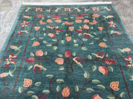NEPAL  TIBET TEPPICH handgeknüpft Top Zustand 200x300cm