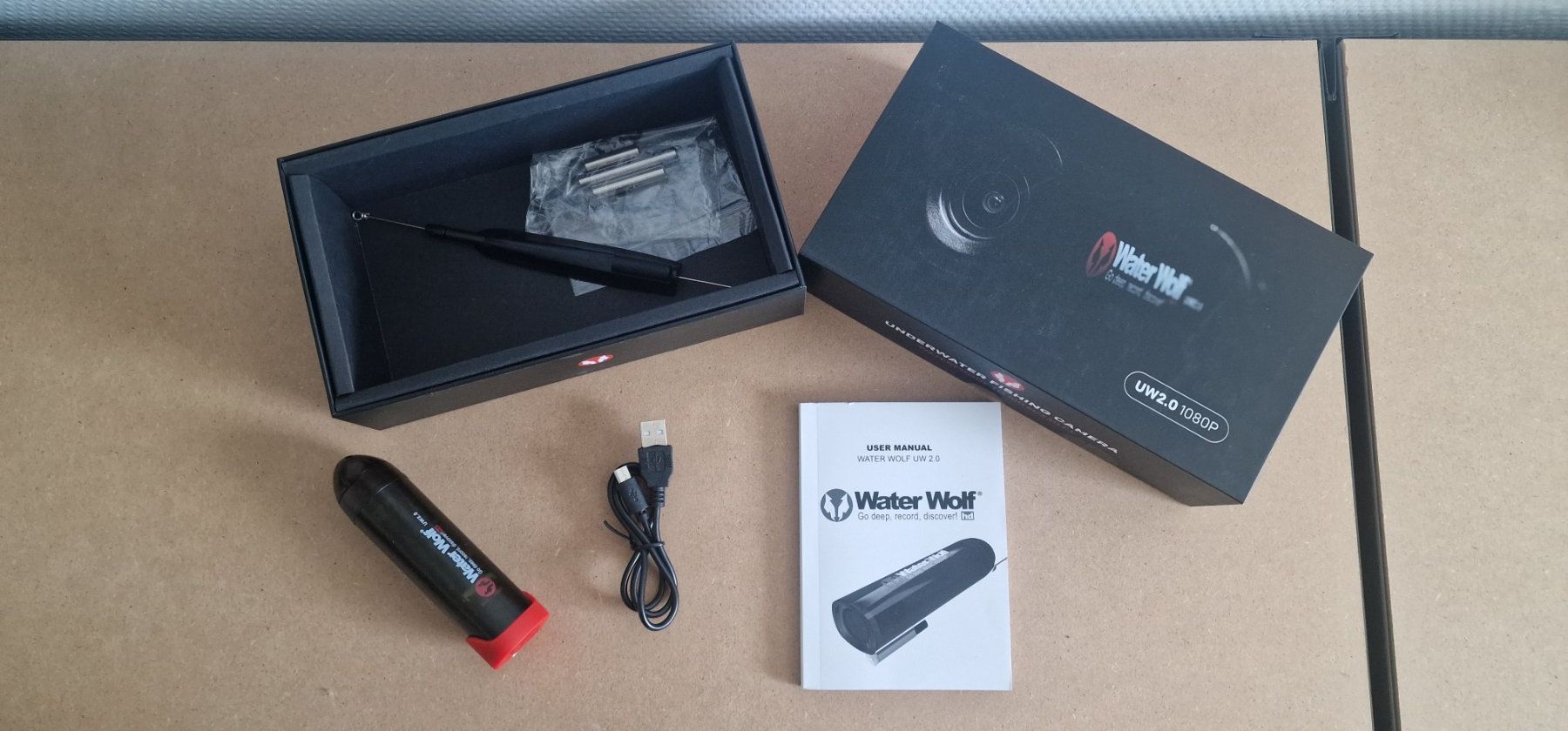 Fotocamera: Water Wolf UW 2.0-Unterwasserkamera – Nuovo (secondo la descrizione) da Wittenbach venduto da Angeln_M491 2