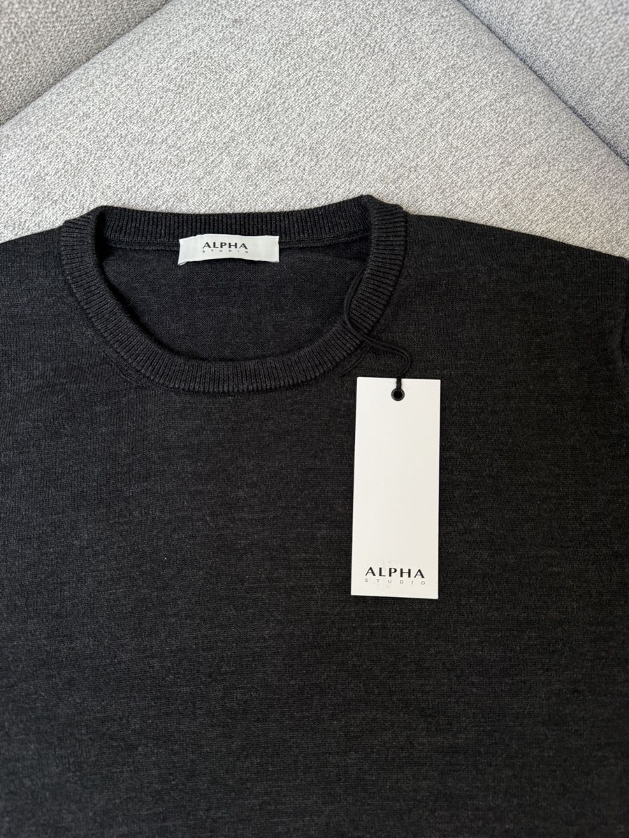 Maglioni & Felpe: ALPHA STUDIO Pullover Anthrazit, NEU, Gr. 50 (M), Premium – Nuovo e nell'imballaggio originale da Biel-Benken BL venduto da Aplus0 1