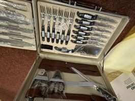 Messerkoffer-Set, 24-teilig, Edelstahl, neuwertig