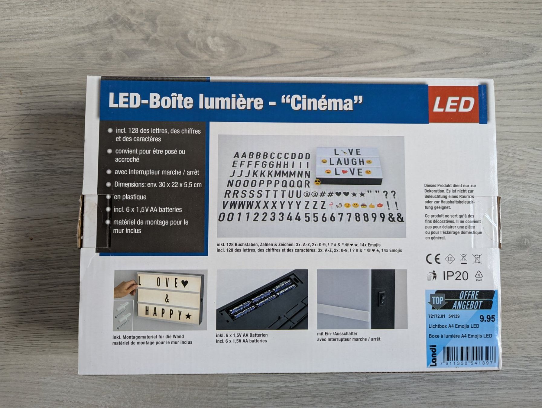Tutte le decorazioni: LED Lightbox "Kino" mit 128 Buchstaben – Nuovo (secondo la descrizione) da Goldingen venduto da YouAreMySunshine 1