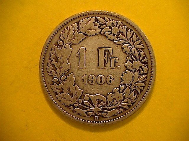 Tutti le monete: 1 Fr. 1906 – Usato da Buchs AG venduto da Ged8
