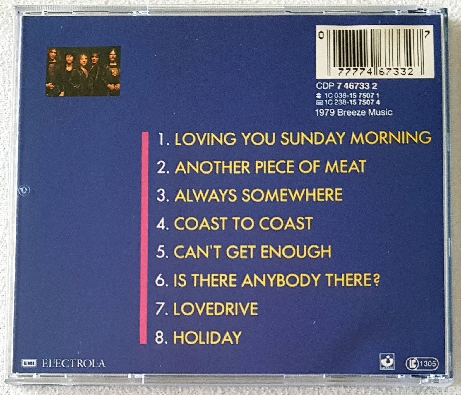 CD: Scorpions ‎– Lovedrive - CD - 1988 – Usato da Uster venduto da Zardodel 1