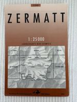 Landeskarte der Schweiz 1:25000 – ZERMATT – 1995