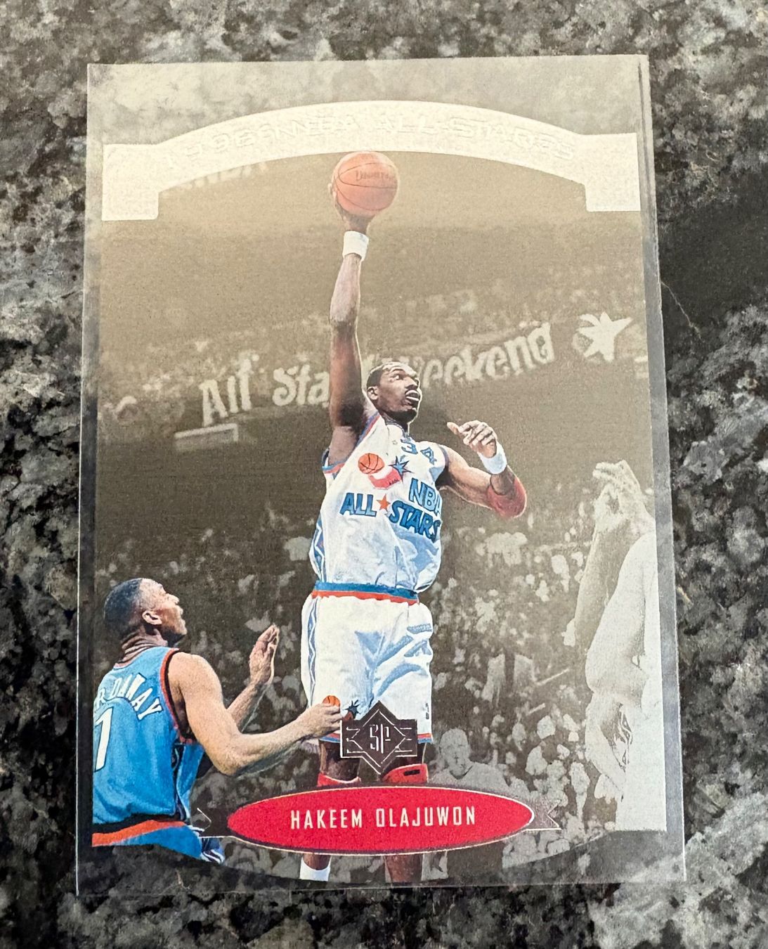 Nba Carte collezionabili: NBA Hakeem Olajuwon Upper Deck SP All Star Card – Nuovo (secondo la descrizione) da Muttenz venduto da joba23