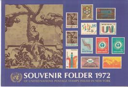 Uno New York Souvenir-Folder 1972 postfrisch