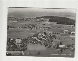 Lanzenhäusern, 1960-er Jahre, Flugaufnahme