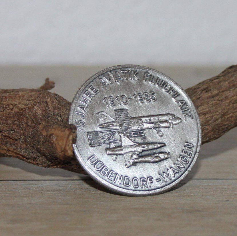 Medaglie: Vintage Ansteckmedaille / Aviatik – Usato da Otelfingen venduto da Jupi07