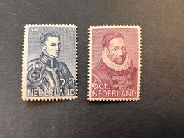 Niederlande 1933  Mi.257+260   *  (3220)