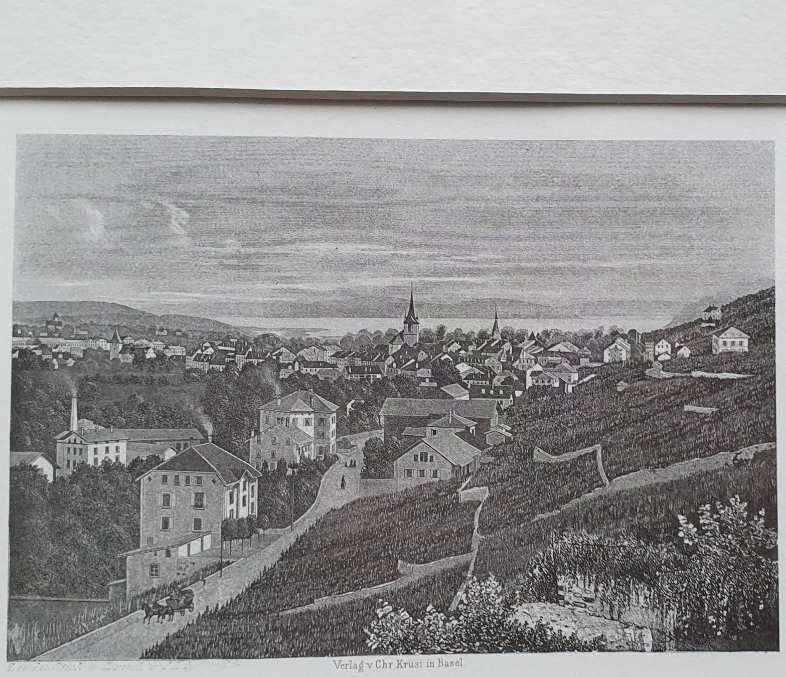 Grafica & Litografie: Bild - Biel, Lithographie – Usato da Kreuzlingen venduto da Rschweiz1 2