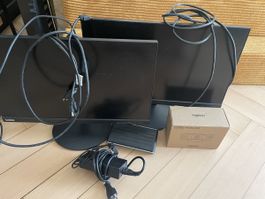 Monitor 2x plus Kamera