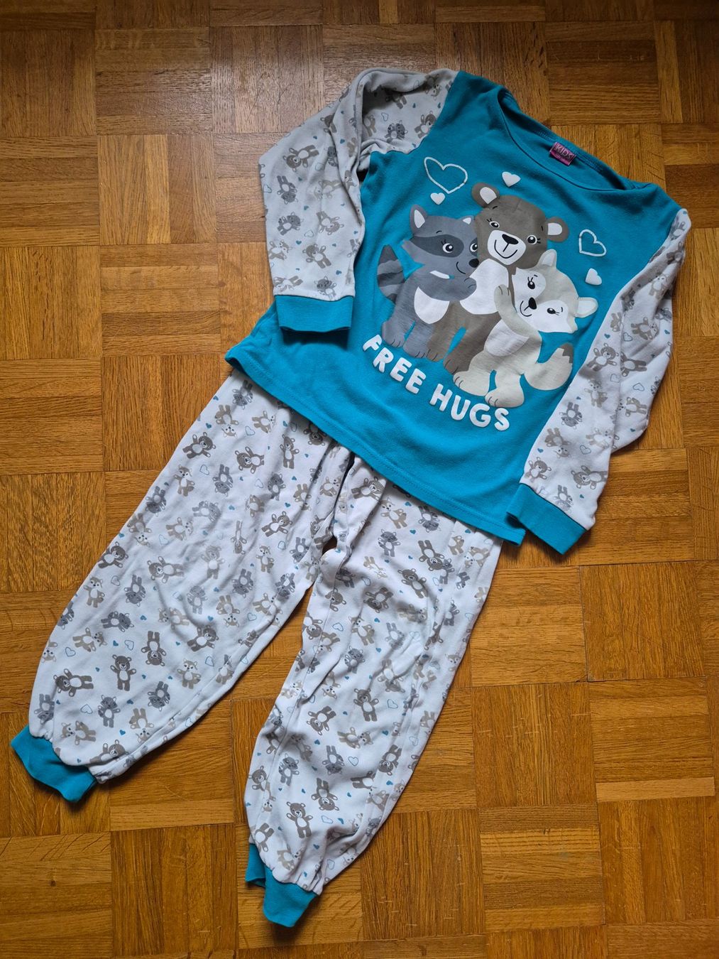Pigiama & Simili: Pyjama, blau/weissGr. 122/128 – Usato da Dietikon venduto da grafad