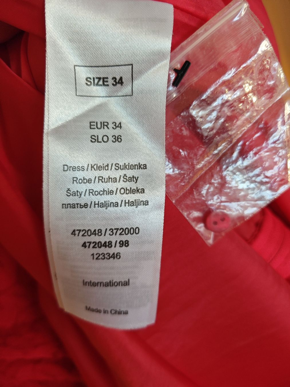 Orsay Vestiti: Orsay Kleid mit Spitze rot Gr. 34 festlich, elegant – Nuovo (secondo la descrizione) da Wädenswil venduto da coconut1289 4