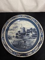 Wandteller Royal Goedewaagen Blau Delft Handarbeit 36cm