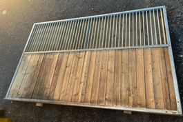 2 x Pferdeboxen-Trennwand 3.5m Breit x 2.2m Hoch