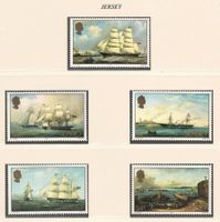 Schiffe - 5er Set - Maler Philip John Oules - Jersey 1985