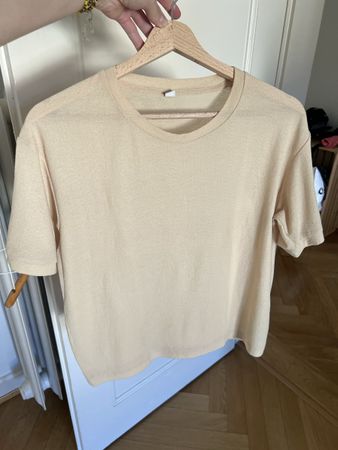 Uniqlo T-Shirt beige Grösse S sehr guter Zustand