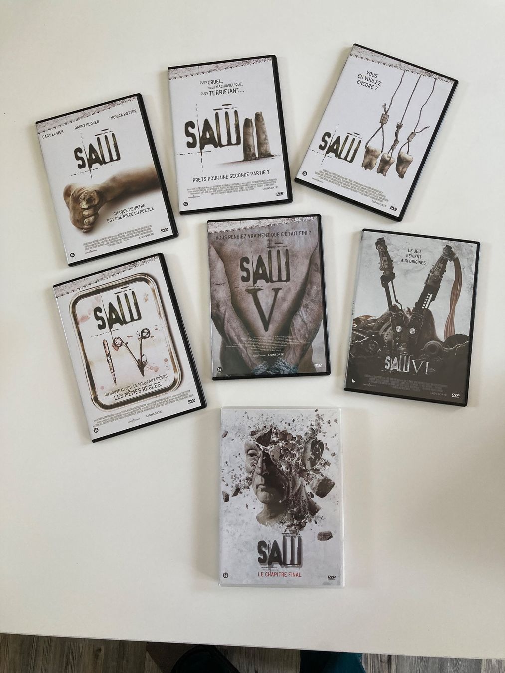 Tutti i DVDs: Saw L'Intégrale Coffret 7 DVD top – Usato da Bassecourt venduto da CALUMET-X 2