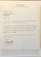 Danielle Steel 1947- Autogramm signiert Brief 20x25cm