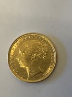 Pfund Goldmünze Sovereign 1871 Victoria Königin England UK