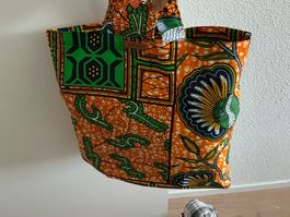 Falttasche Unikat handgemacht