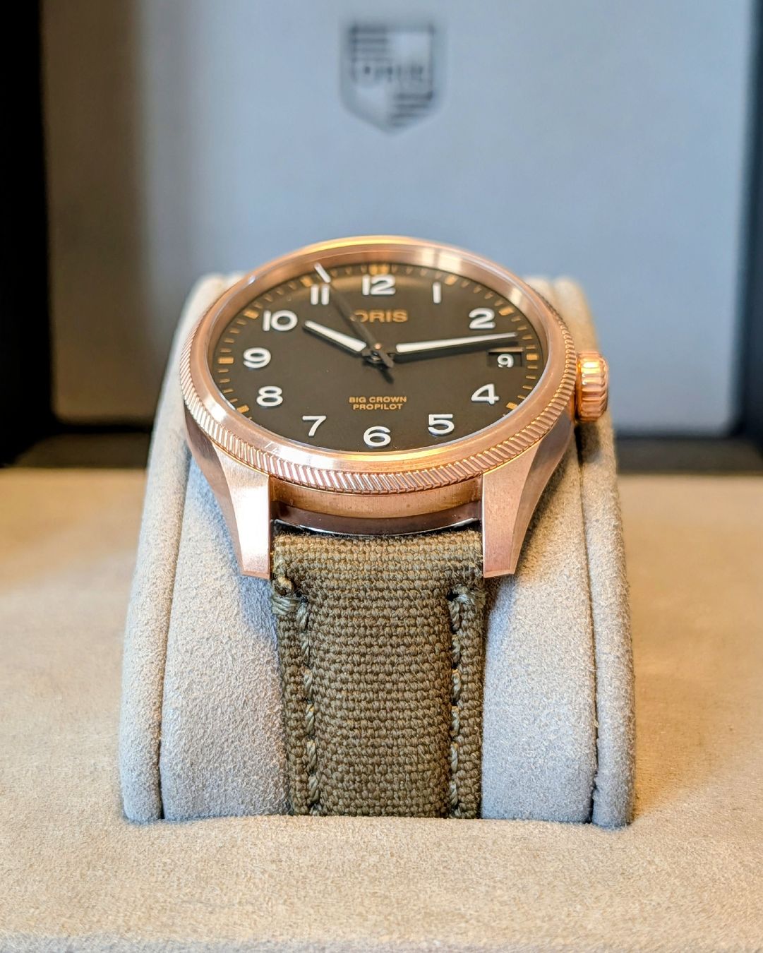 Oris Montres: Big Crown ProPilot Big Date bronze – D'occasion à Mols par Mountain_Picture 3