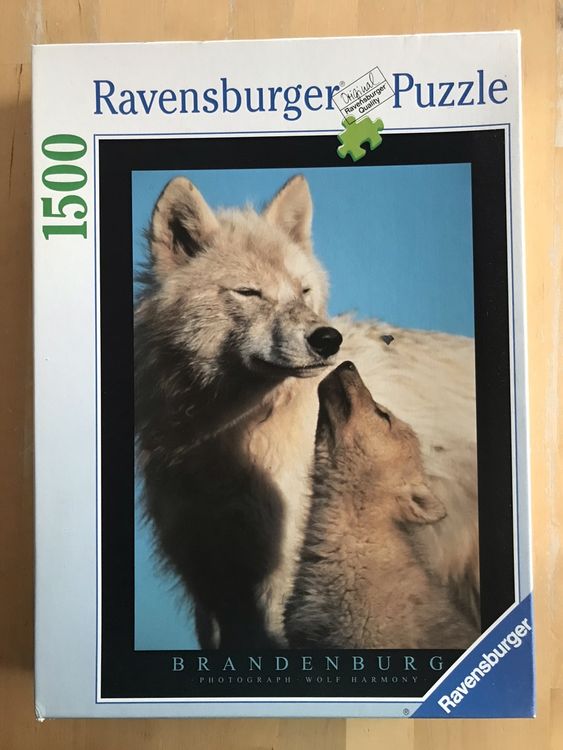 Puzzle Ravensburger 1500 Teile Wolf Harmony (Gebraucht) in Zizers für ...