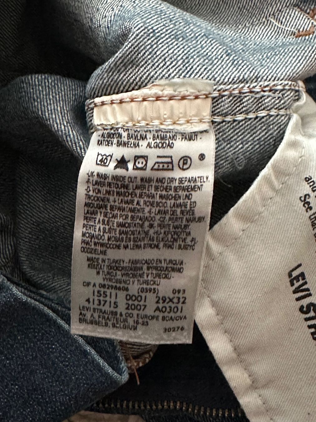Levi's Jeans: Jeans LEVIS STRAUSS 511 Taille/Grosse W29 L32 – Usato da Bern venduto da BrandVilla 6