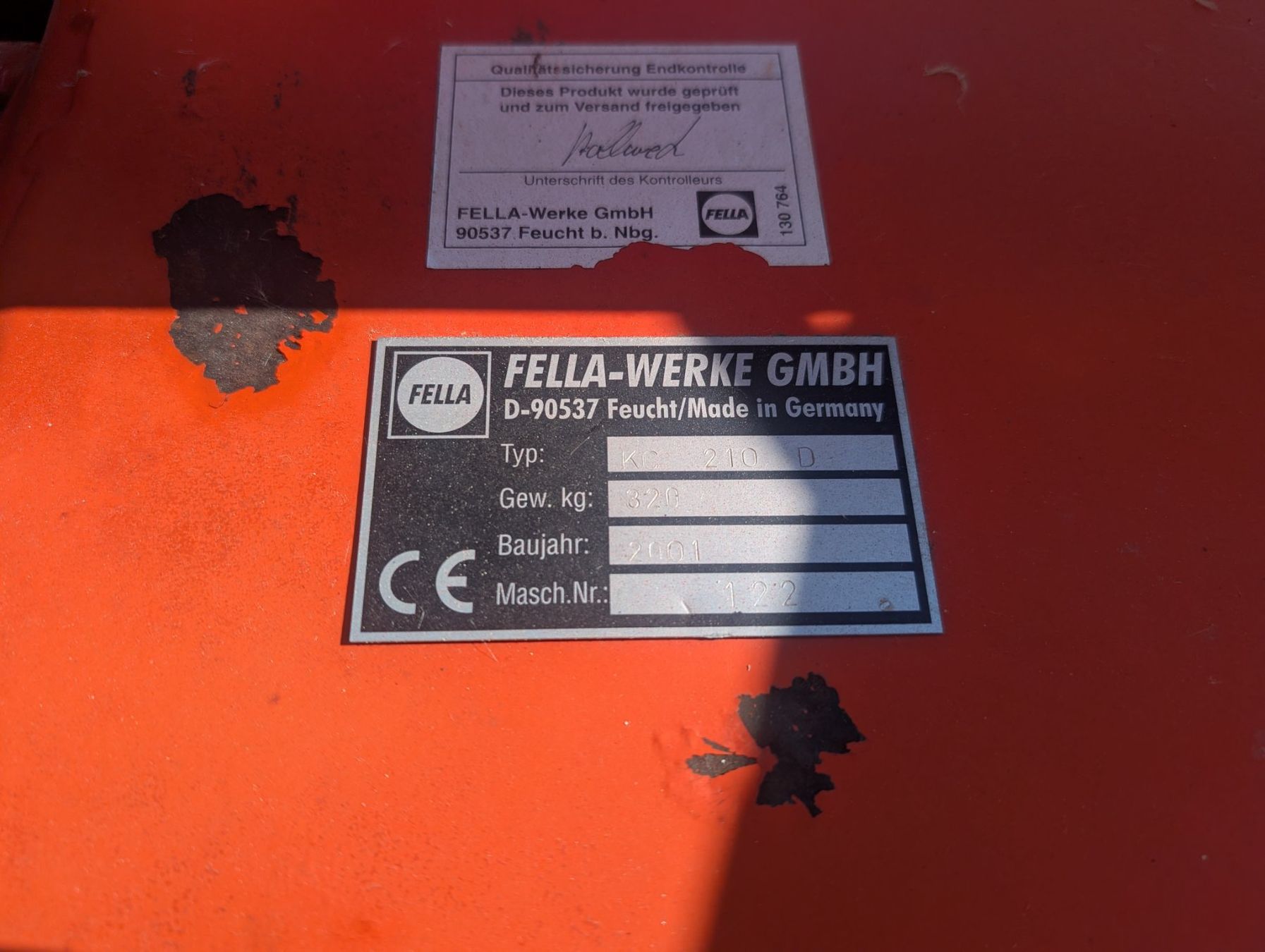 Fella Tutte le macchine: Fella KC 210 D Knicker Aufbereiter – Usato da Dietschwil venduto da Luchs015 2
