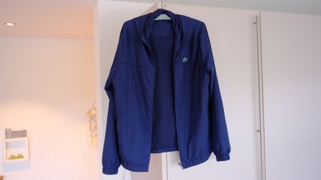 Lacoste leichte Jacke mit Kaputze ideal für Frühling Gr. L