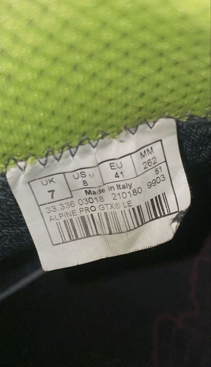 Lowa Scarpe da uomo: LOWA Alpine Pro GTX LE – Nuovo (secondo la descrizione) da Uttigen venduto da tbe_j59m 9