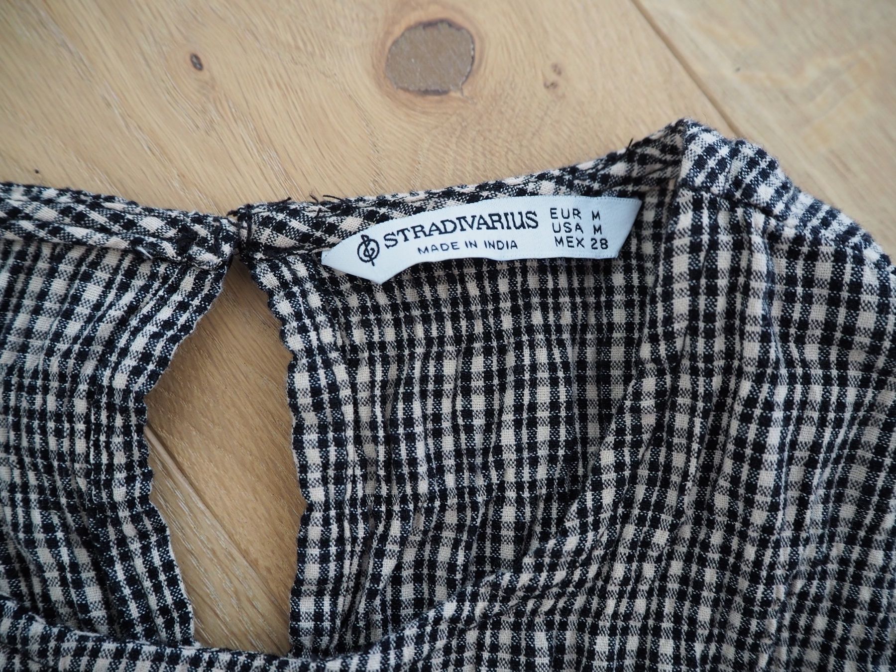 Stradivarius Vestiti: Stradivarius Kleid Gr. M Karo – Usato da Zürich venduto da snowow 4
