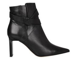 Escada Stiefeletten Stiefel Boots schwarz Leder Gr. 40