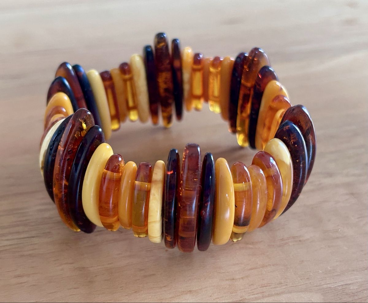 Bracciali & Braccialetti: Wunderschönes Bernstein Armband – Usato da Basel venduto da Jasi2000