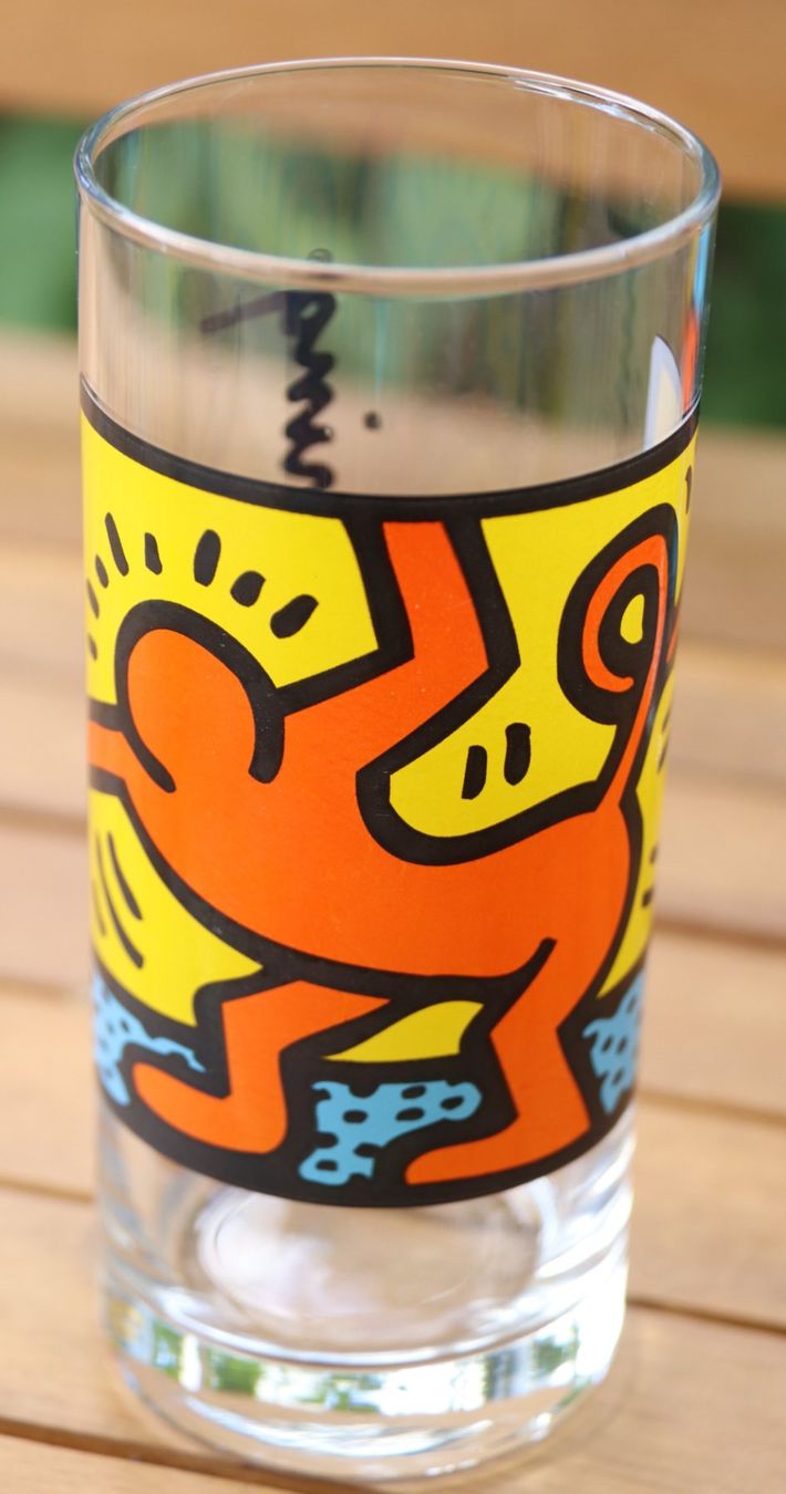 Gläser: Keith Haring Wasserglas – Gebraucht aus Glattfelden von Sirax