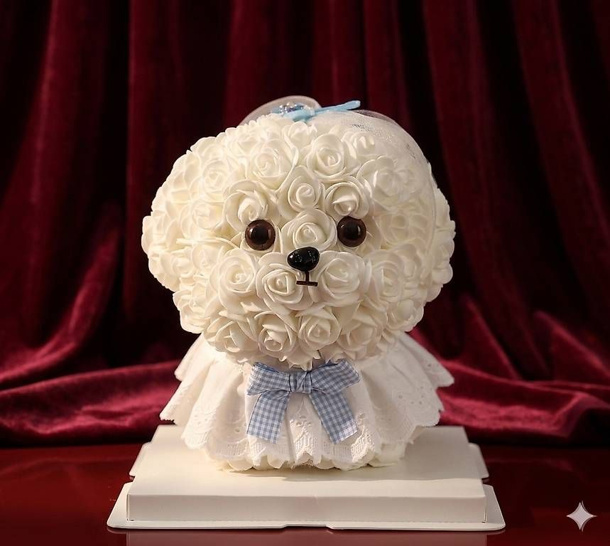 Statuette: Duftende Rosenhund mit Glitter – Usato da Menziken venduto da sil_9kn6