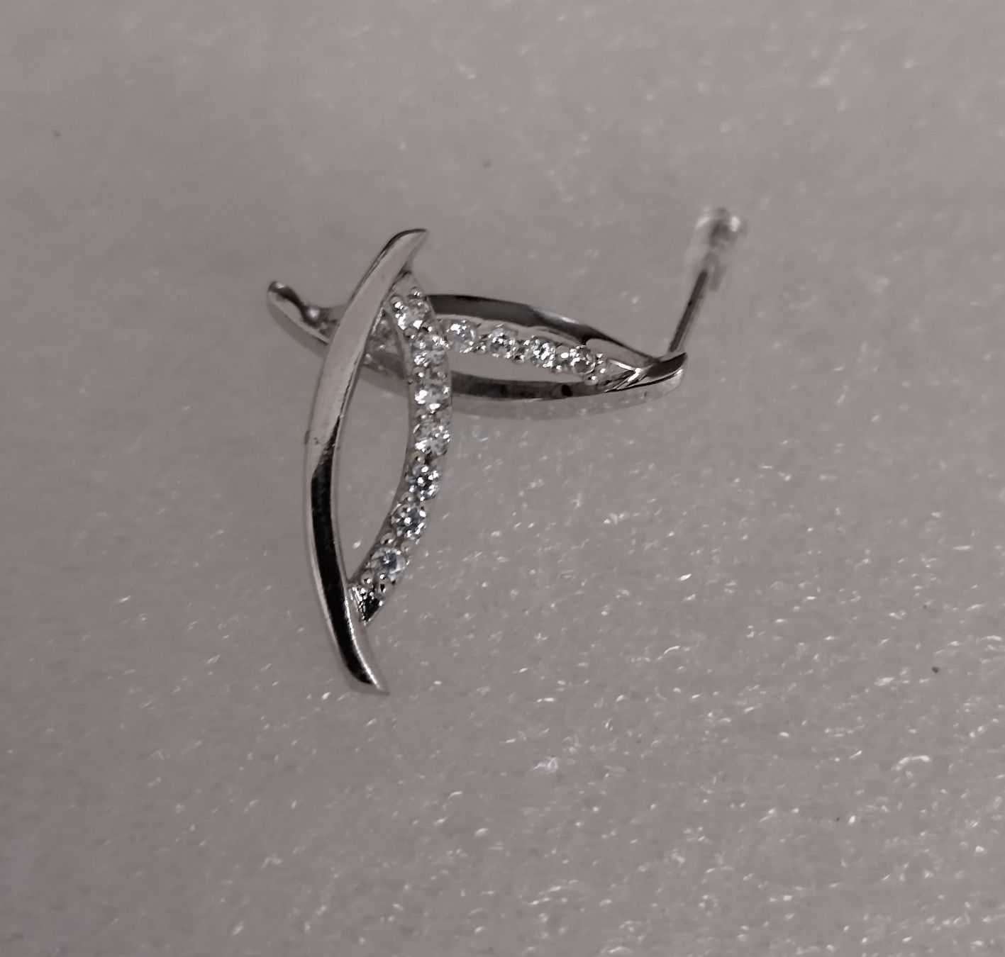 Ohrringe & -stecker: OHRRINGE MIT GLITZER SILBER 925 – Gebraucht aus Romanshorn von BoutiqueA 4