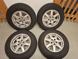 Golf 4 1J Kompletträder 4x Gamaparts Alufelgen 175/70R14 88T
