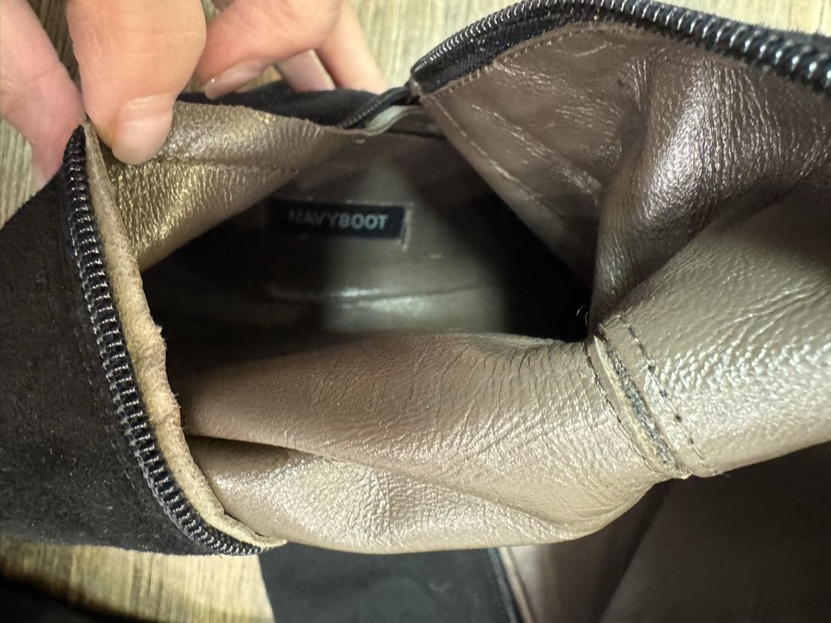 Navyboot Damenschuhe: Navyboot Stiefel schwarz Wildleder Grösse 39 – Gebraucht aus Zürich von Finesse54 6